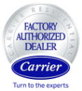 Carrier Factory Authorized Dealer Badge